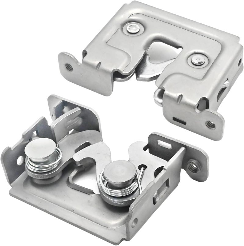 SYOWADA 51237115229 Front Left Right Lower Hood Lock Latch Kit, Replacement for BMW 128i 135i 325i 328i 330i 335i 525i 528i 530i 535i 545i M3 M5 X1 X3, Replaces 51237008755 51234356263 - Image 2
